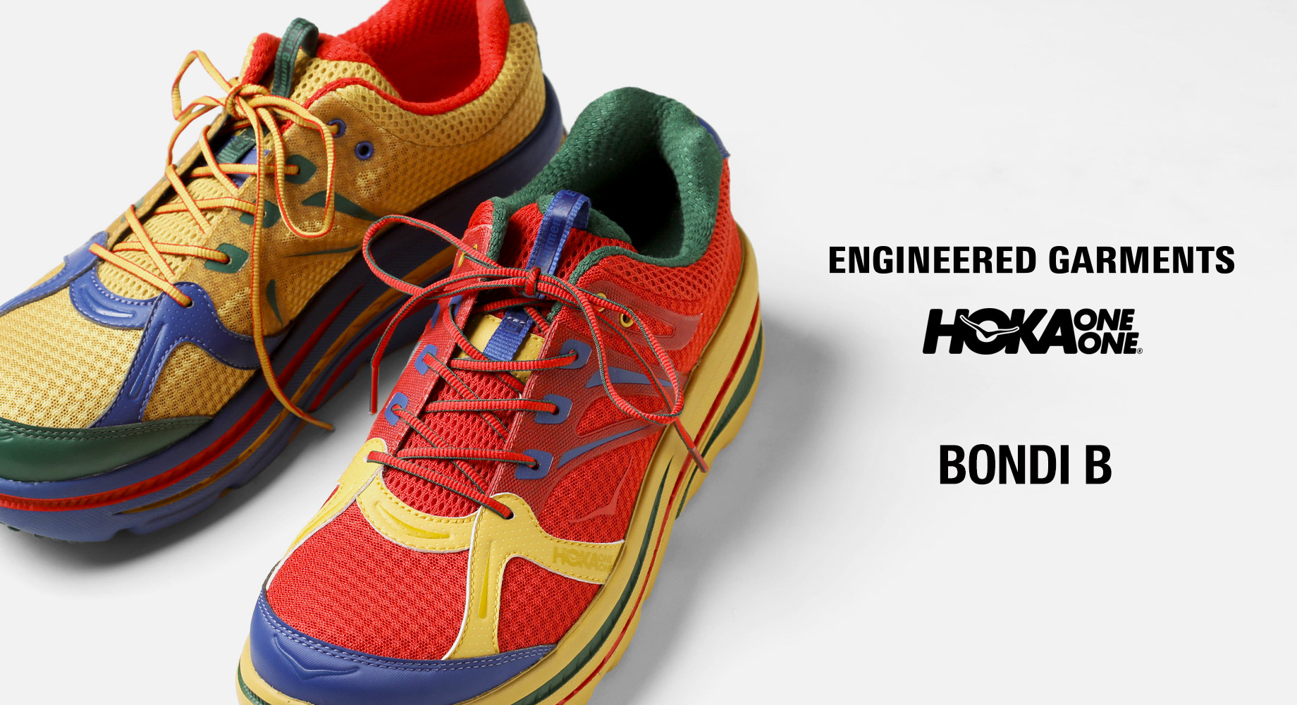 〈ENGINEERED GARMENTS〉x〈HOKA ONE ONE〉- BONDI B 9.14