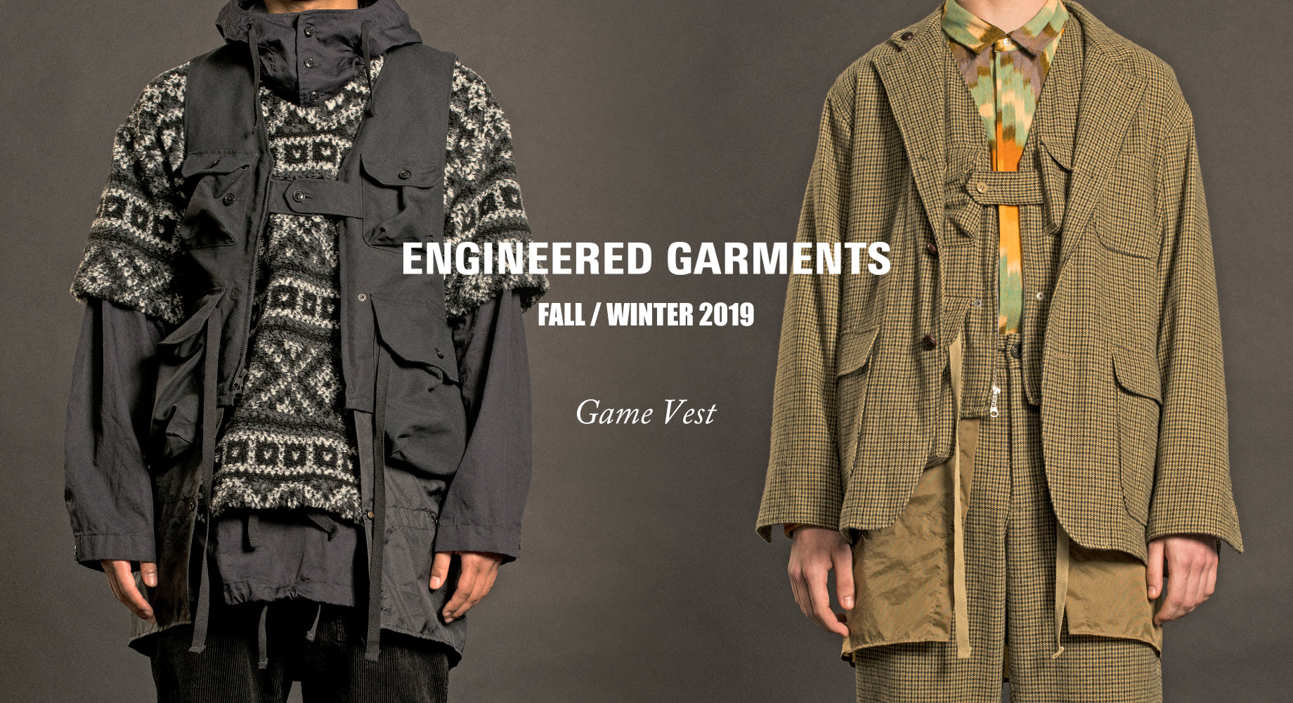 〈ENGINEERED GARMENTS〉 - NEW PRODUCT GAME VEST