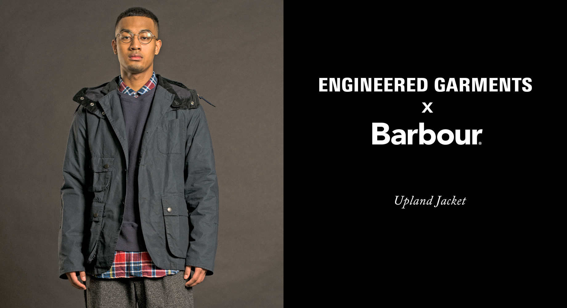 〈ENGINEERED GARMENTS〉x〈BARBOUR〉から最終デリバリーUPLAND JACKETが１１月２日より発売