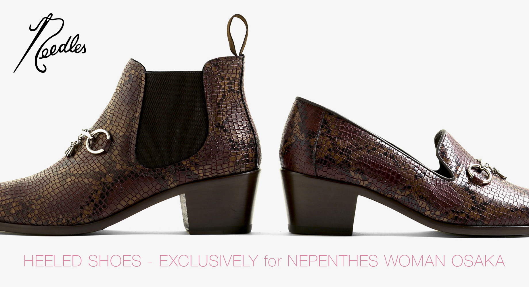 〈NEEDLES〉HEELED SHOES - EXCLUSIVELY for NEPENTHES WOMAN OSAKA